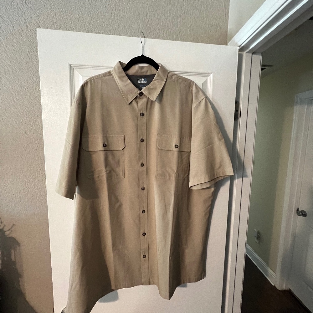 Croft & Barrow Men’s XXLT Quick Dry Short Sleeve Shirt